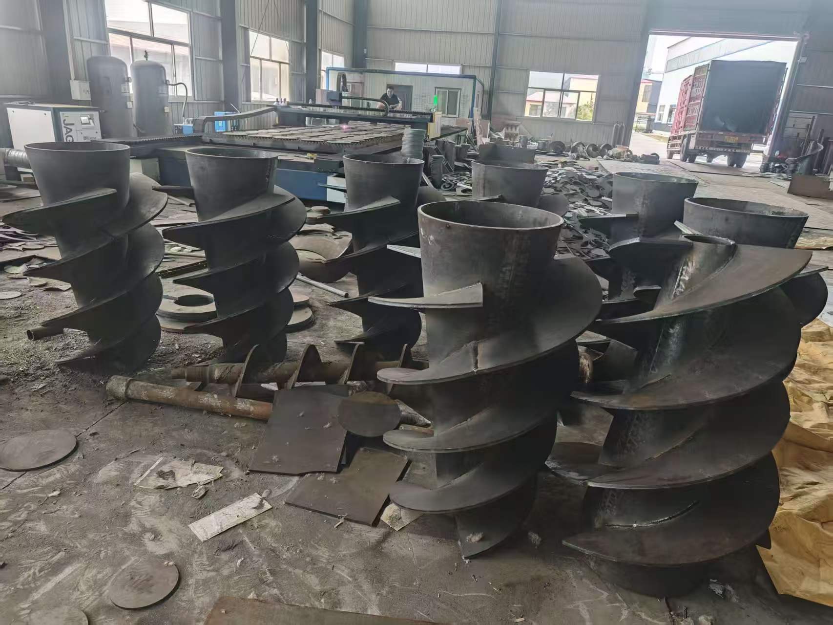 镇江市无轴螺旋输送机碳钢螺旋叶片 - 方案